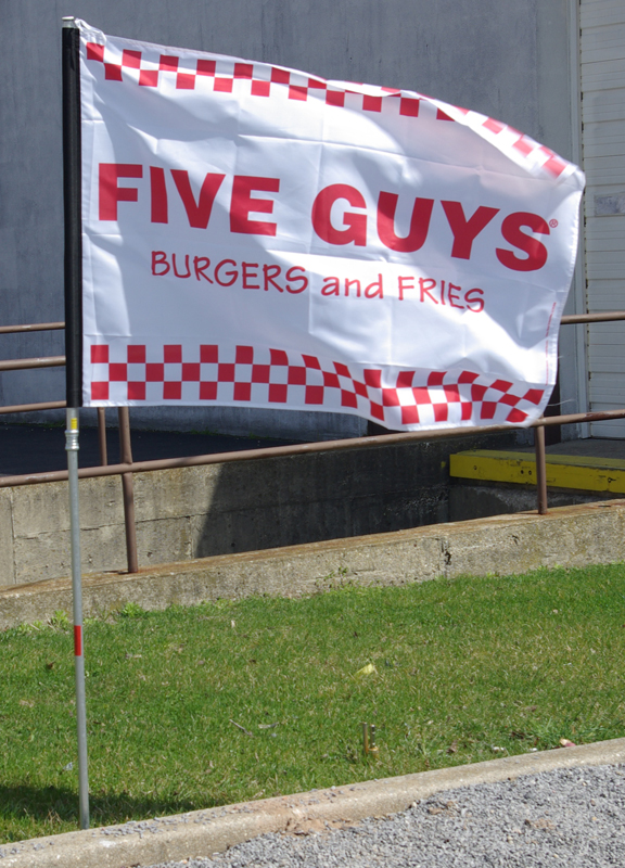 Five Guys Flag - White