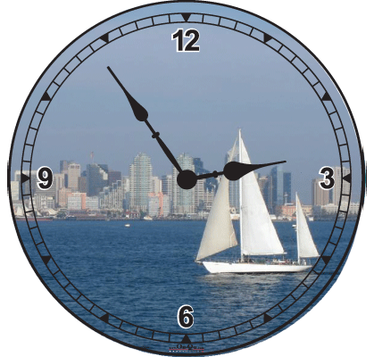 Sailboat Clock