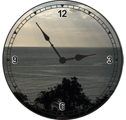 Ocean View Clock