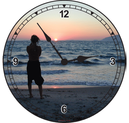 Sunset Clock