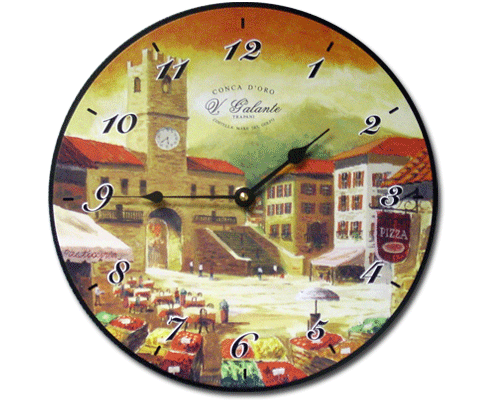 Tuscany Galante Clock