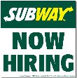 Now Hiring Sign