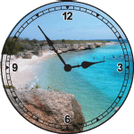 Tropical Coast Clock