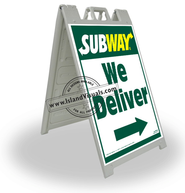 2' x 3' We Deliver A-Frame