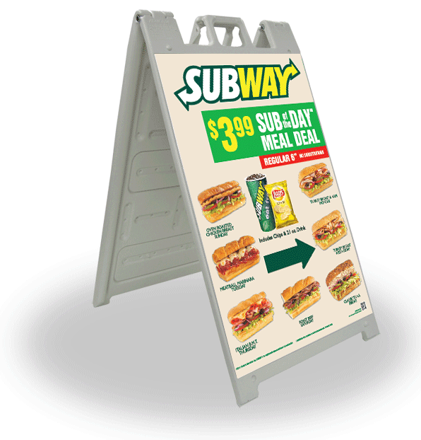 Fresh Value Deal - Full Color A-Frame