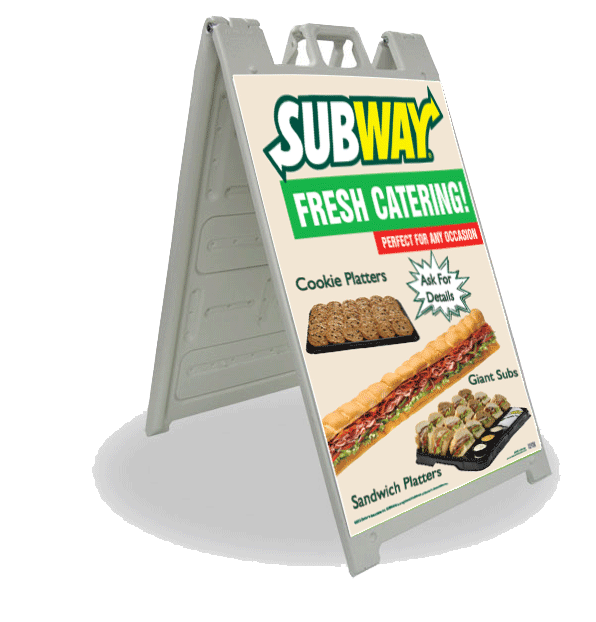 We Cater A-Frame