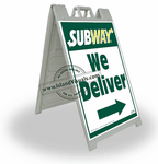 2' x 3' We Deliver A-Frame
