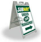 2' x 3' Under New Management A-Frame