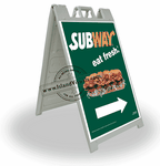2' x 3' Subway Eat Fresh - Full Color A-Frame