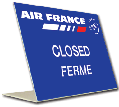 Closed Easel Sign