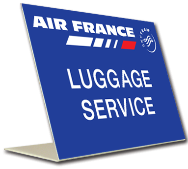 Luggage Service Easel Sign