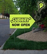 Arrow Lite Picket Sign