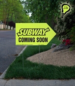 Arrow Lite Picket Sign