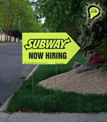 Arrow Lite Picket Sign