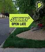 Arrow Lite Picket Sign