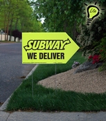 Arrow Lite Picket Sign