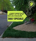 Arrow Lite Picket Sign