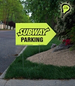 Arrow Lite Picket Sign