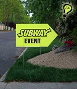 Arrow Lite Picket Sign