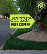 Arrow Lite Picket Sign