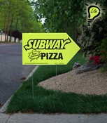 Arrow Lite Picket Sign