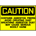 Caution Sign- Asbestos