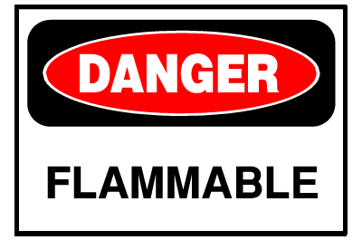 Danger Sign- Flammable