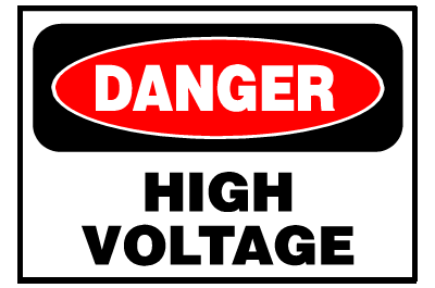 Danger Sign- High Voltage