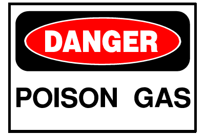 Danger Sign- Poison Gas