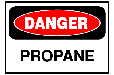 Danger Sign- Propane