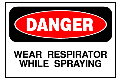 Danger Sign- Wear Respirator