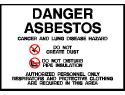 Danger Sign- Asbestos