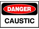 Danger Sign- Caustic