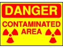 Danger Sign- Contaminated Area