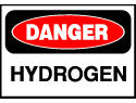 Danger Sign- Hydrogen
