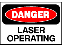 Danger Sign- Laser Operating