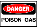 Danger Sign- Poison Gas