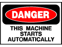 Danger Sign- Starts Automatically