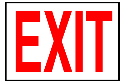 Exit Sign - Exit