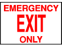 Exit Sign - Emergency Exit 2