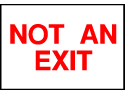Exit Sign - Not An Exit