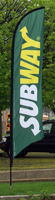 Subway Feather Flag
