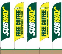 Subway Feather Flag