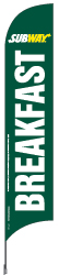 Subway Feather Flag