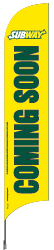Subway Feather Flag