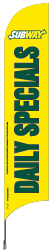 Subway Feather Flag