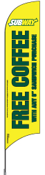 Subway Feather Flag