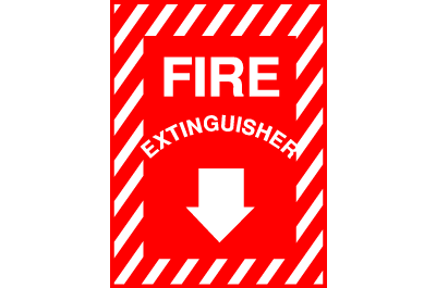 Fire Sign - Fire Extinguisher