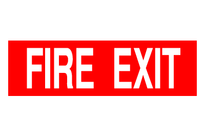 Fire Sign - Fire Exit 2