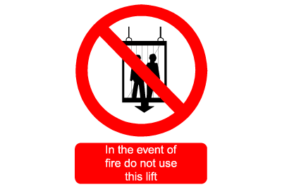 Fire Sign - Don't Use In Fire
